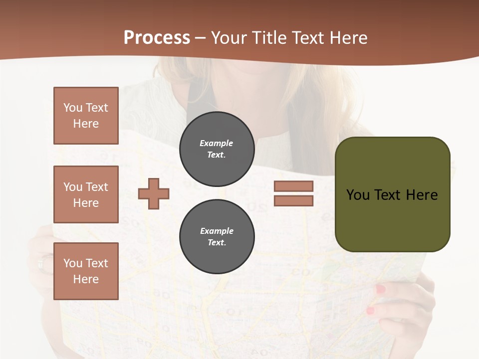 Cowboy Hat Voyage Woman PowerPoint Template