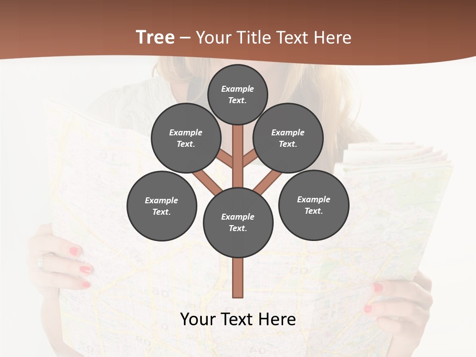 Cowboy Hat Voyage Woman PowerPoint Template