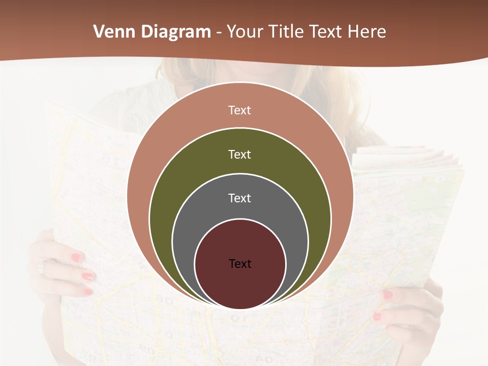 Cowboy Hat Voyage Woman PowerPoint Template