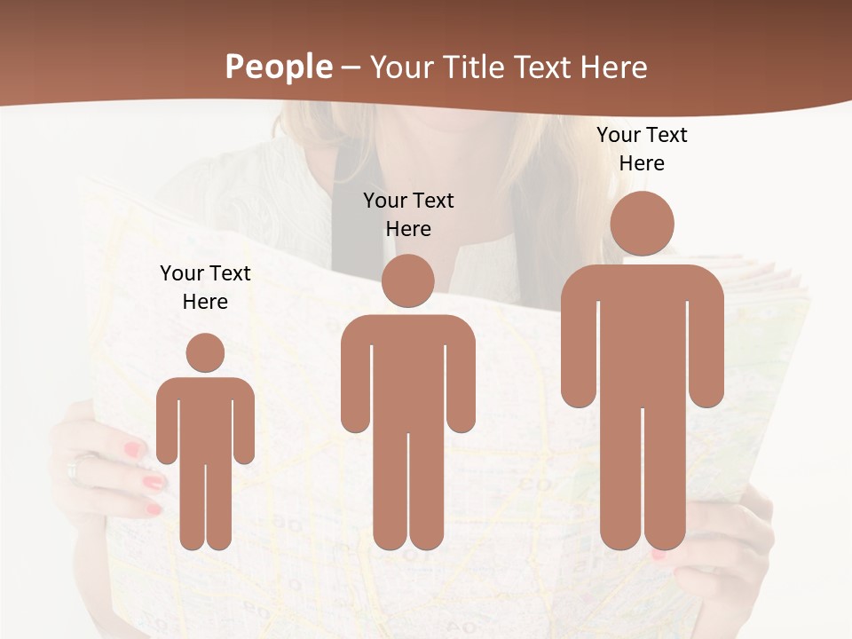 Cowboy Hat Voyage Woman PowerPoint Template