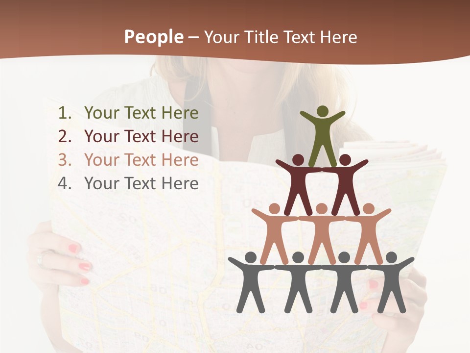 Cowboy Hat Voyage Woman PowerPoint Template