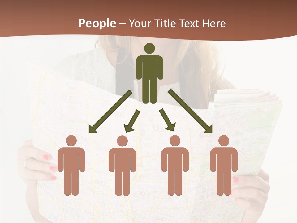 Cowboy Hat Voyage Woman PowerPoint Template