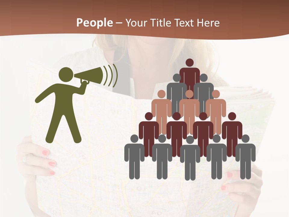 Cowboy Hat Voyage Woman PowerPoint Template