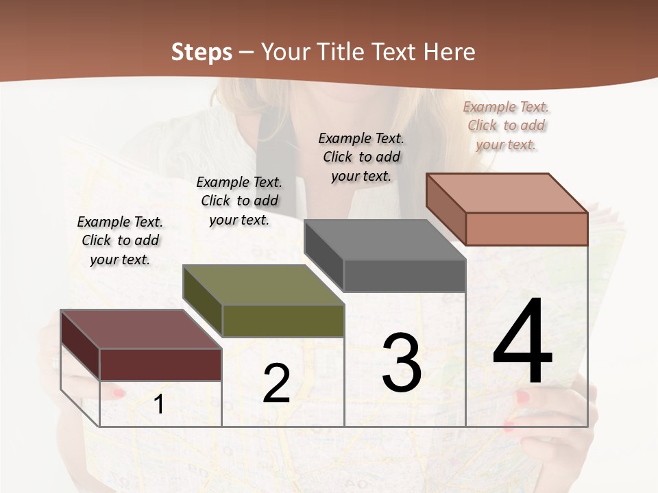 Cowboy Hat Voyage Woman PowerPoint Template