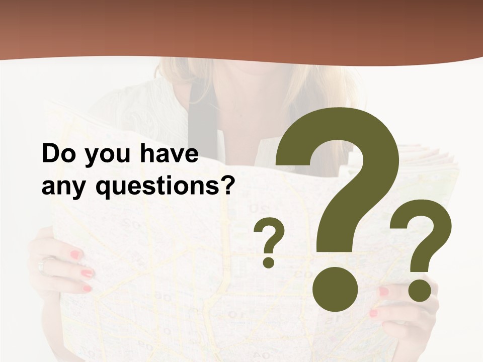 Cowboy Hat Voyage Woman PowerPoint Template