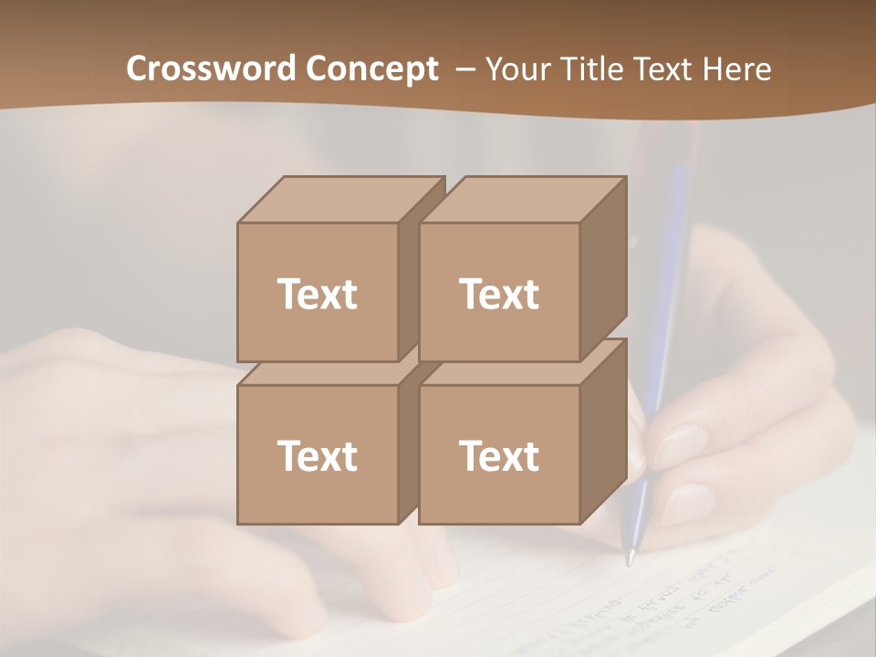 Abstract Education Text PowerPoint Template