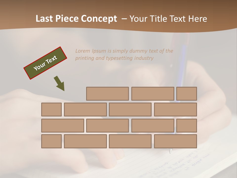 Abstract Education Text PowerPoint Template