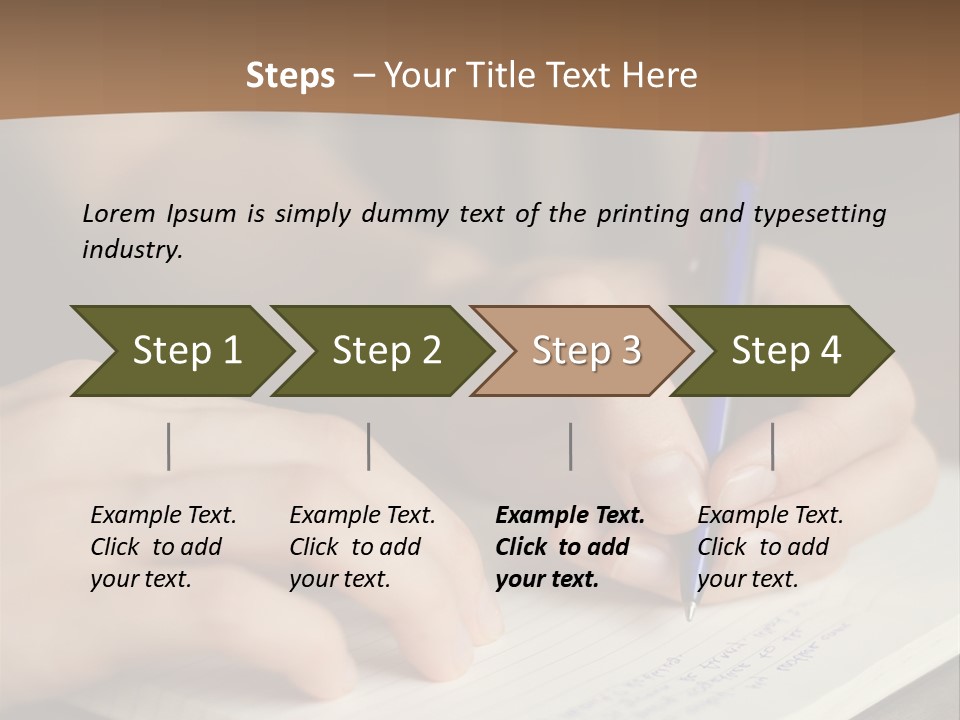 Abstract Education Text PowerPoint Template