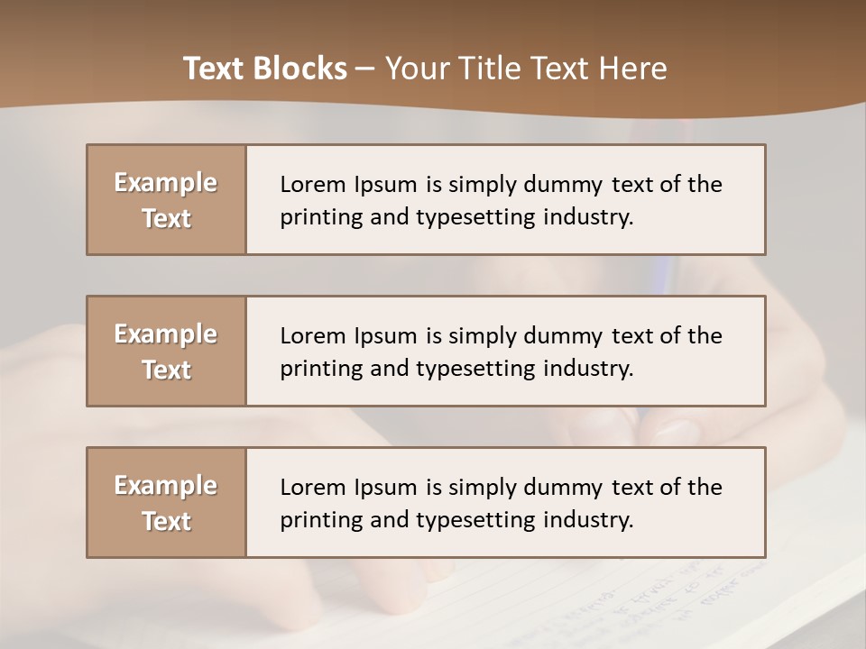 Abstract Education Text PowerPoint Template