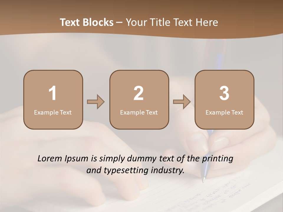 Abstract Education Text PowerPoint Template