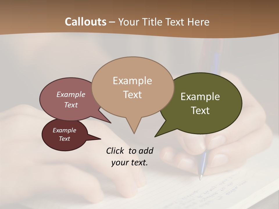 Abstract Education Text PowerPoint Template