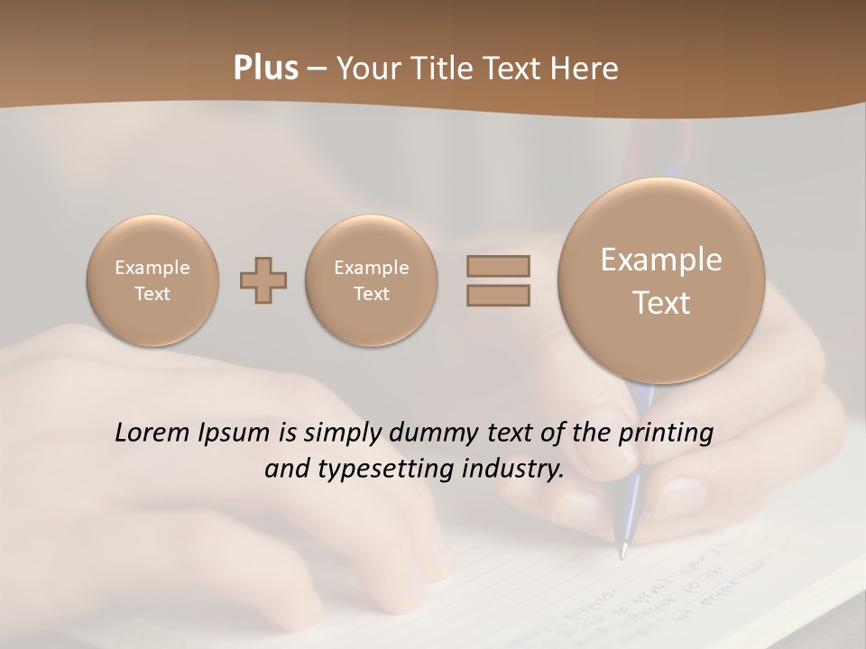 Abstract Education Text PowerPoint Template