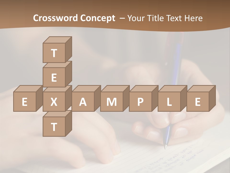 Abstract Education Text PowerPoint Template