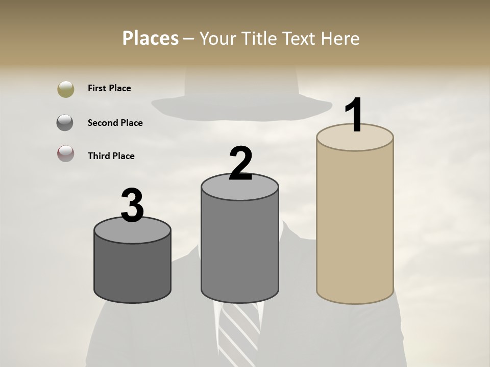 Sky Riddle Face PowerPoint Template