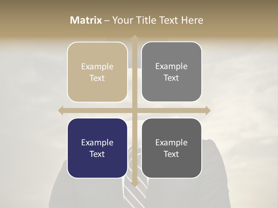 Sky Riddle Face PowerPoint Template
