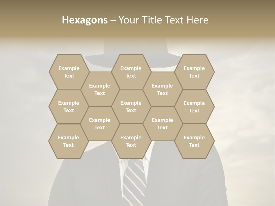 Sky Riddle Face PowerPoint Template