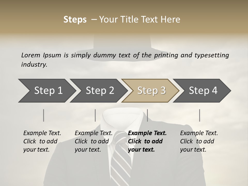 Sky Riddle Face PowerPoint Template