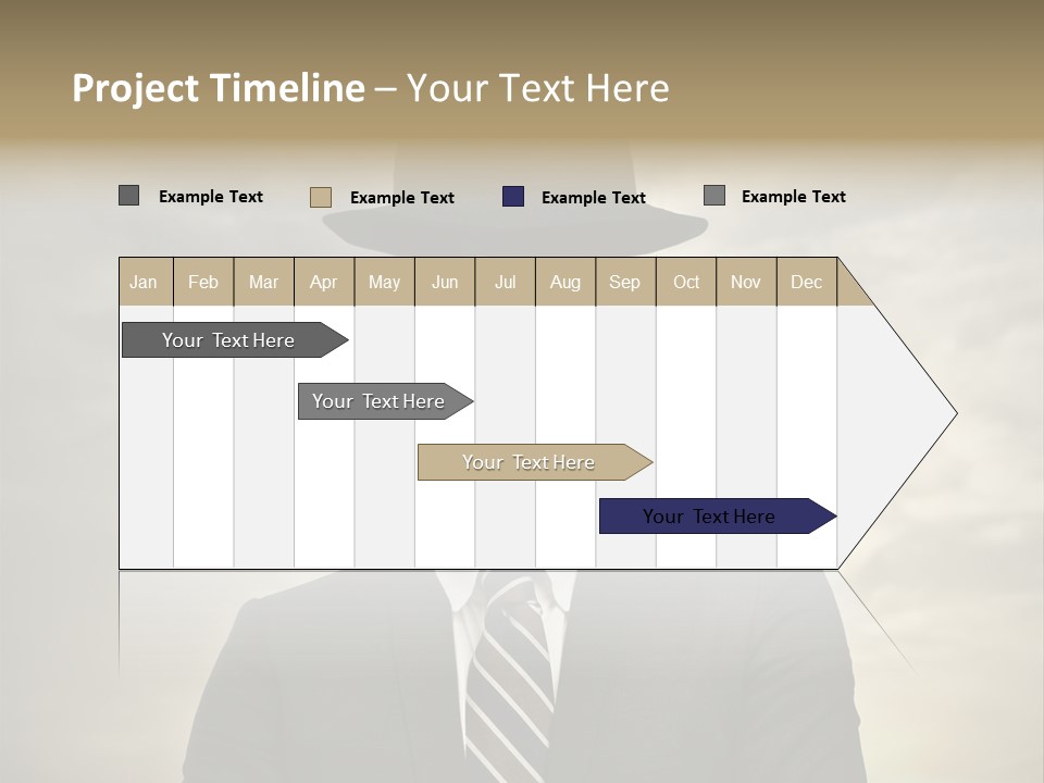 Sky Riddle Face PowerPoint Template