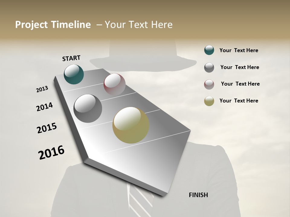 Sky Riddle Face PowerPoint Template