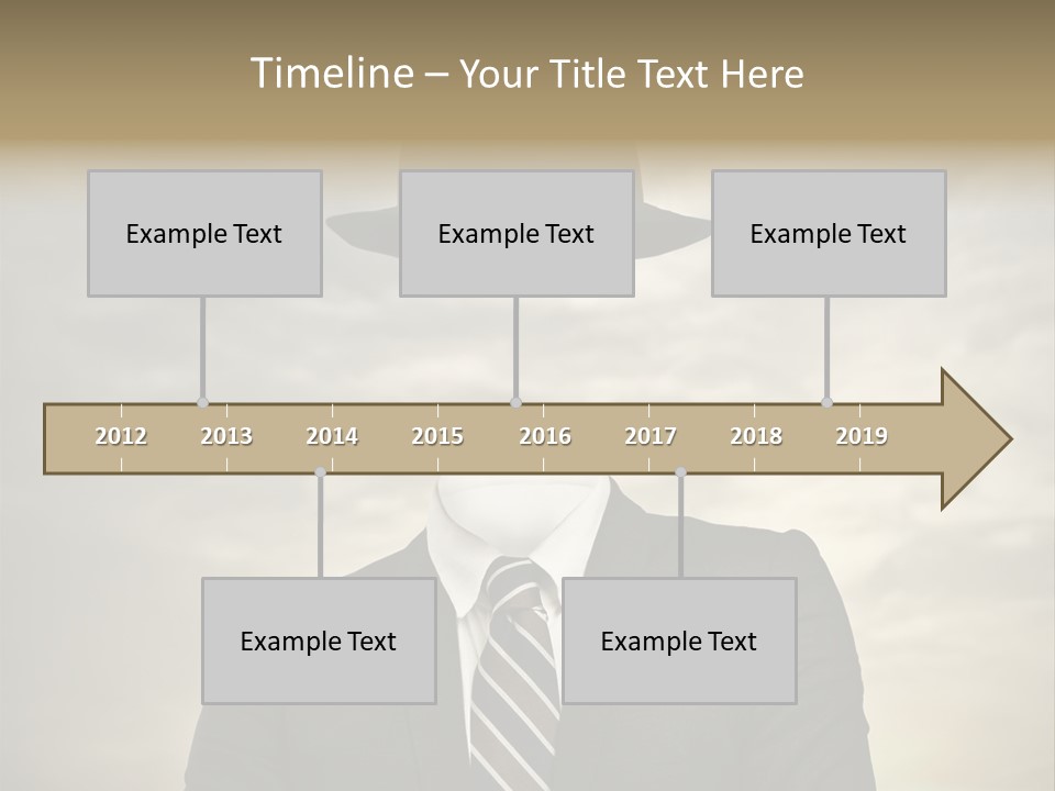 Sky Riddle Face PowerPoint Template