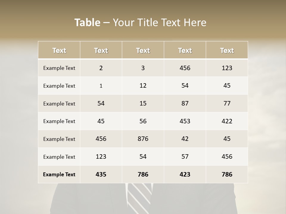 Sky Riddle Face PowerPoint Template