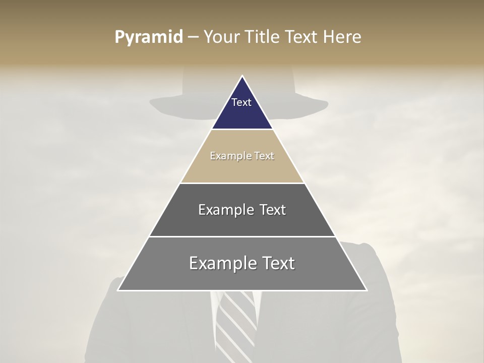 Sky Riddle Face PowerPoint Template