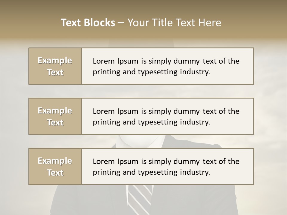 Sky Riddle Face PowerPoint Template