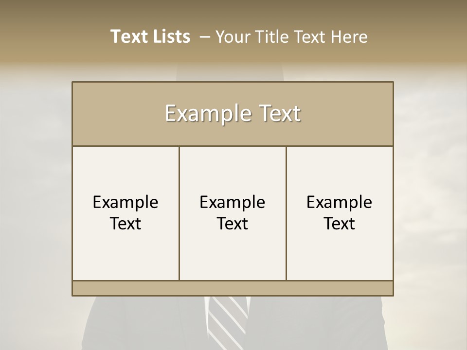Sky Riddle Face PowerPoint Template