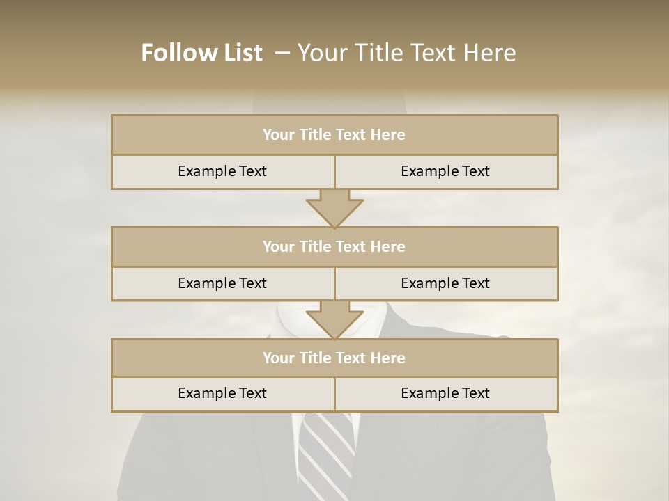 Sky Riddle Face PowerPoint Template