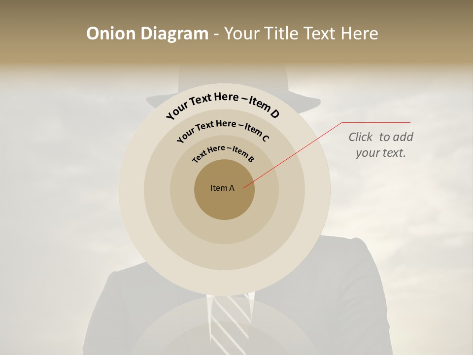 Sky Riddle Face PowerPoint Template