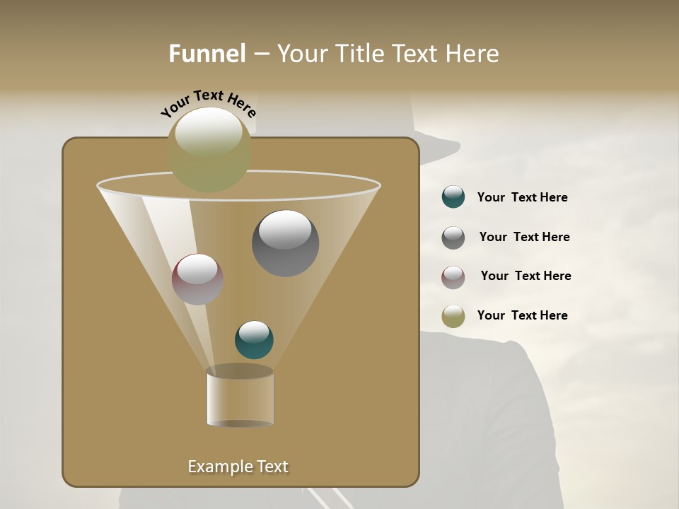 Sky Riddle Face PowerPoint Template