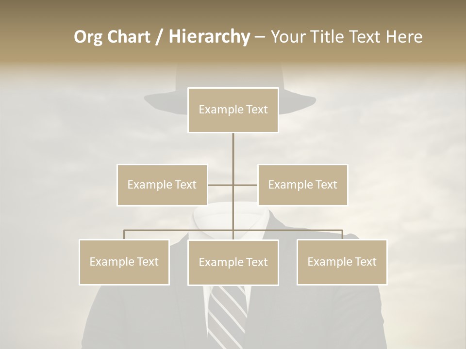 Sky Riddle Face PowerPoint Template