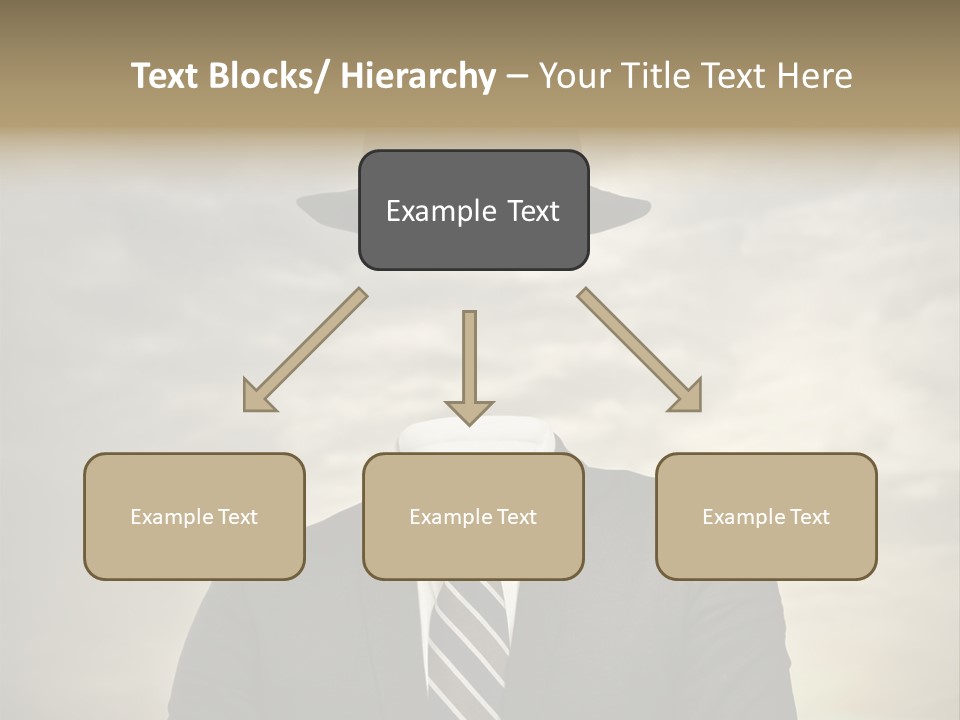 Sky Riddle Face PowerPoint Template