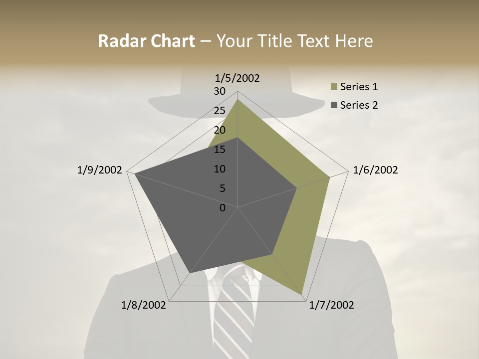 Sky Riddle Face PowerPoint Template