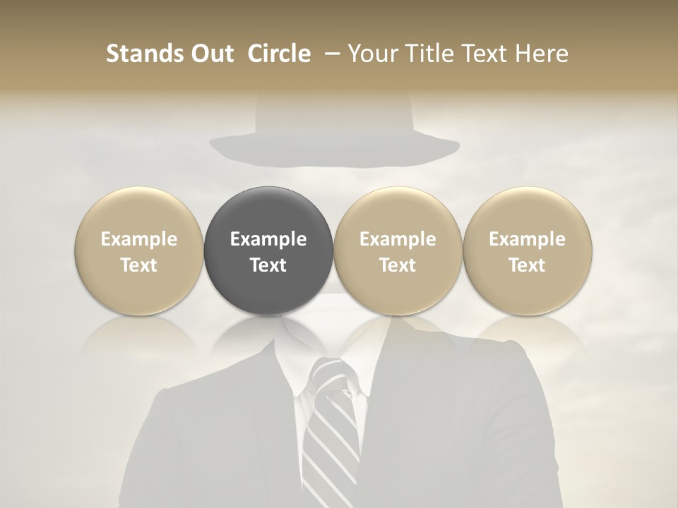 Sky Riddle Face PowerPoint Template