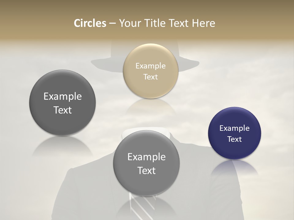 Sky Riddle Face PowerPoint Template