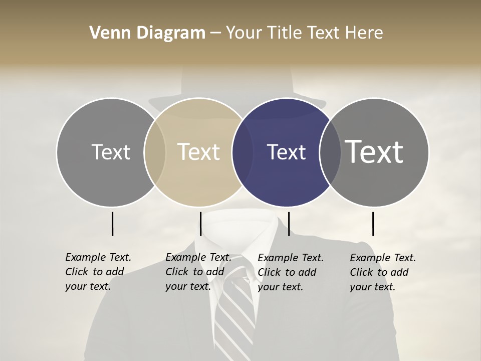 Sky Riddle Face PowerPoint Template