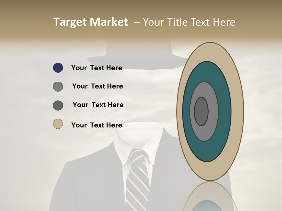 Sky Riddle Face PowerPoint Template