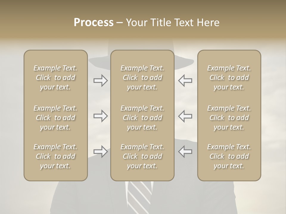 Sky Riddle Face PowerPoint Template