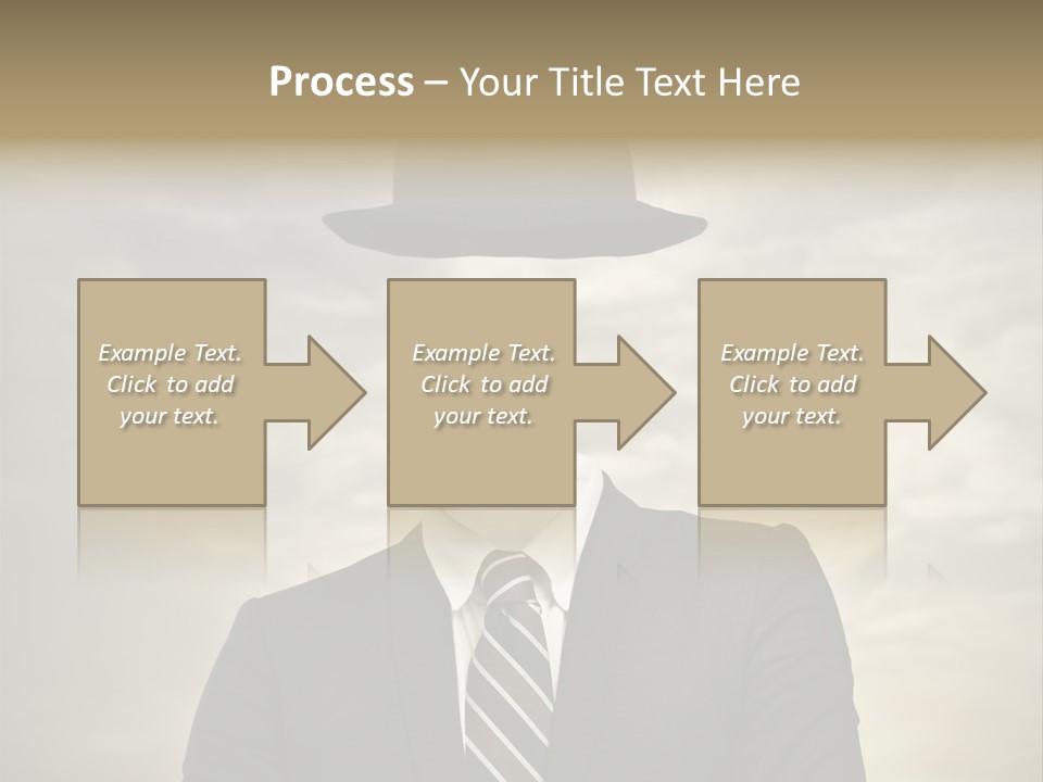 Sky Riddle Face PowerPoint Template