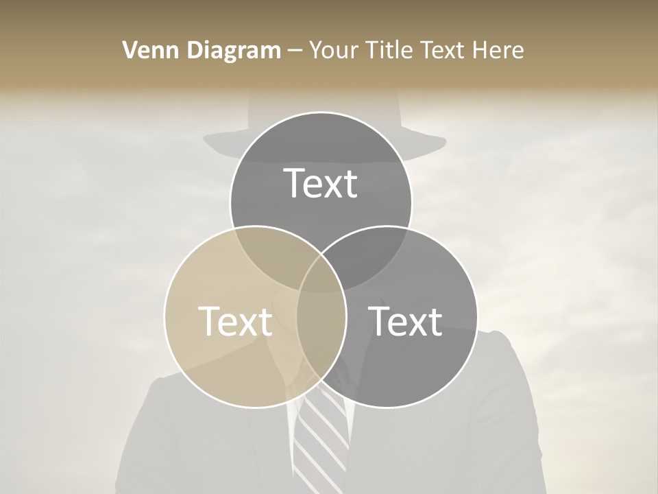 Sky Riddle Face PowerPoint Template