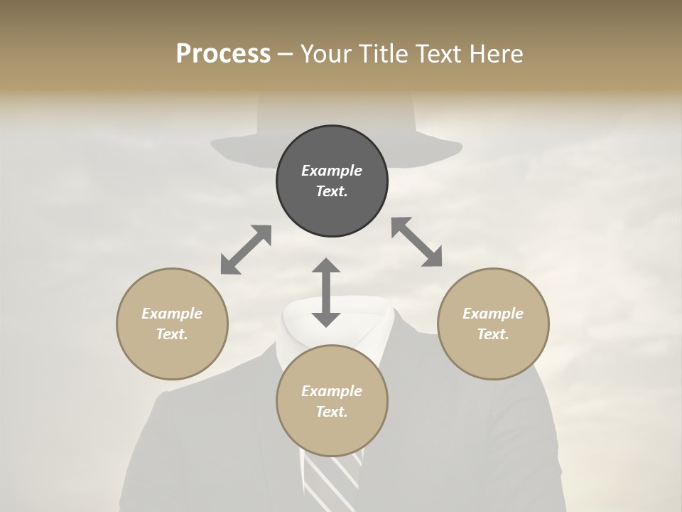 Sky Riddle Face PowerPoint Template