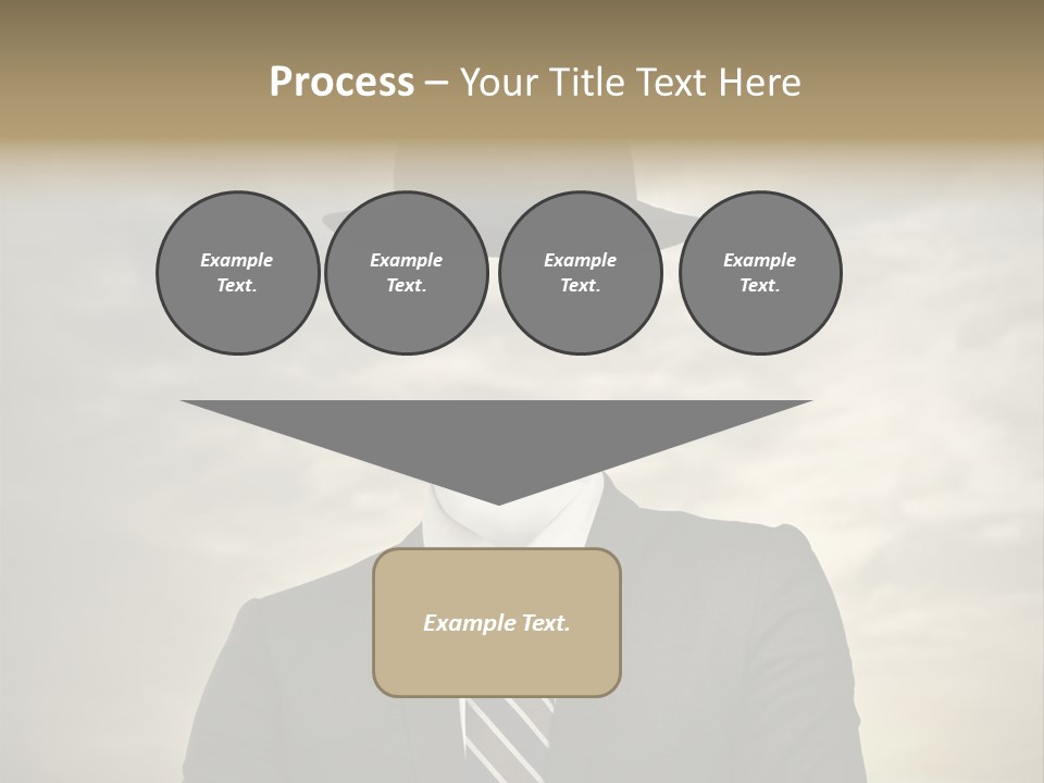 Sky Riddle Face PowerPoint Template