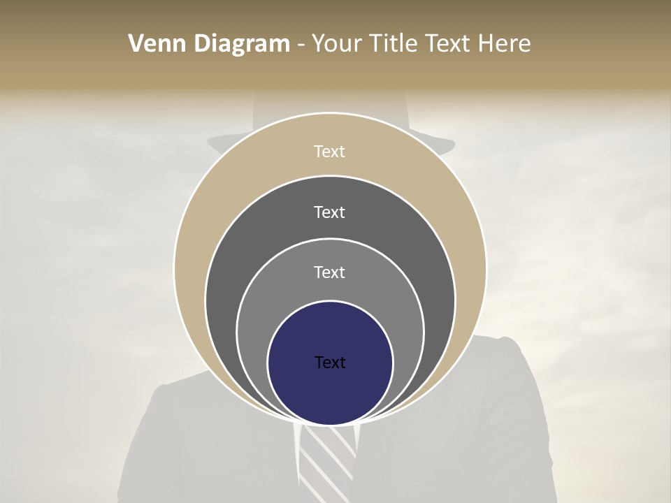 Sky Riddle Face PowerPoint Template