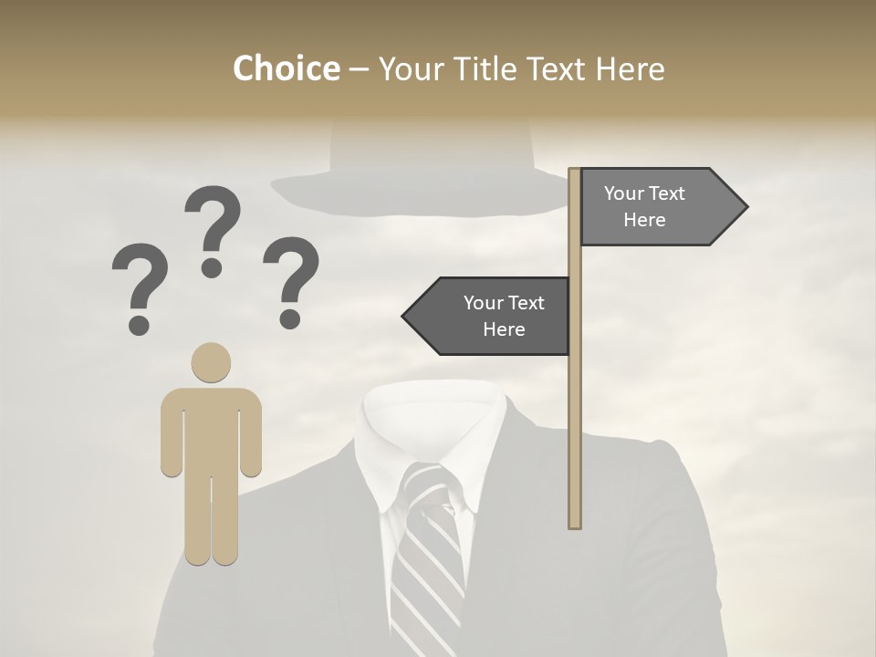 Sky Riddle Face PowerPoint Template