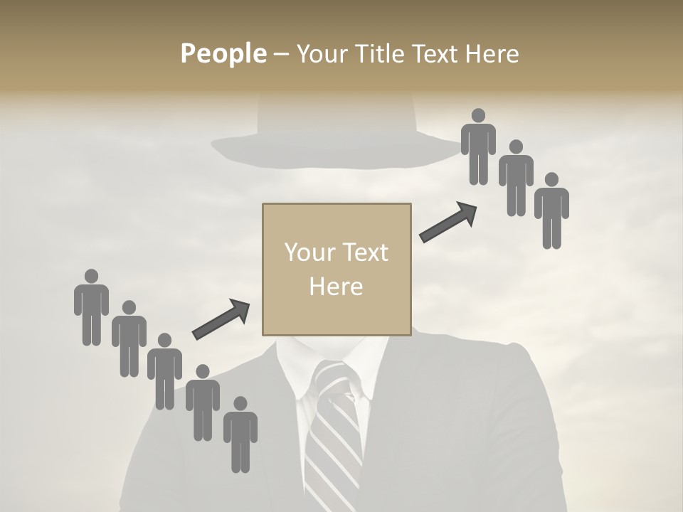 Sky Riddle Face PowerPoint Template
