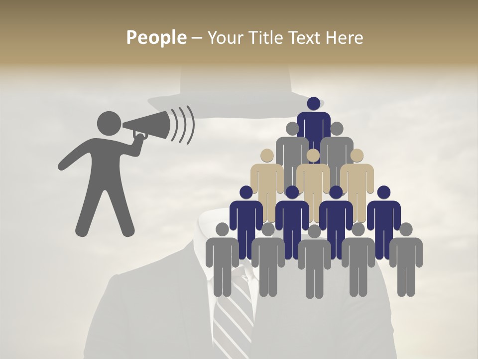 Sky Riddle Face PowerPoint Template