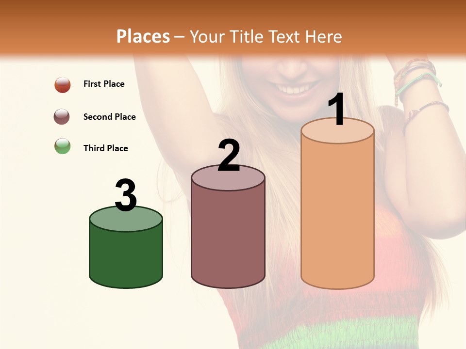 Nature Arms Raised Laughing PowerPoint Template