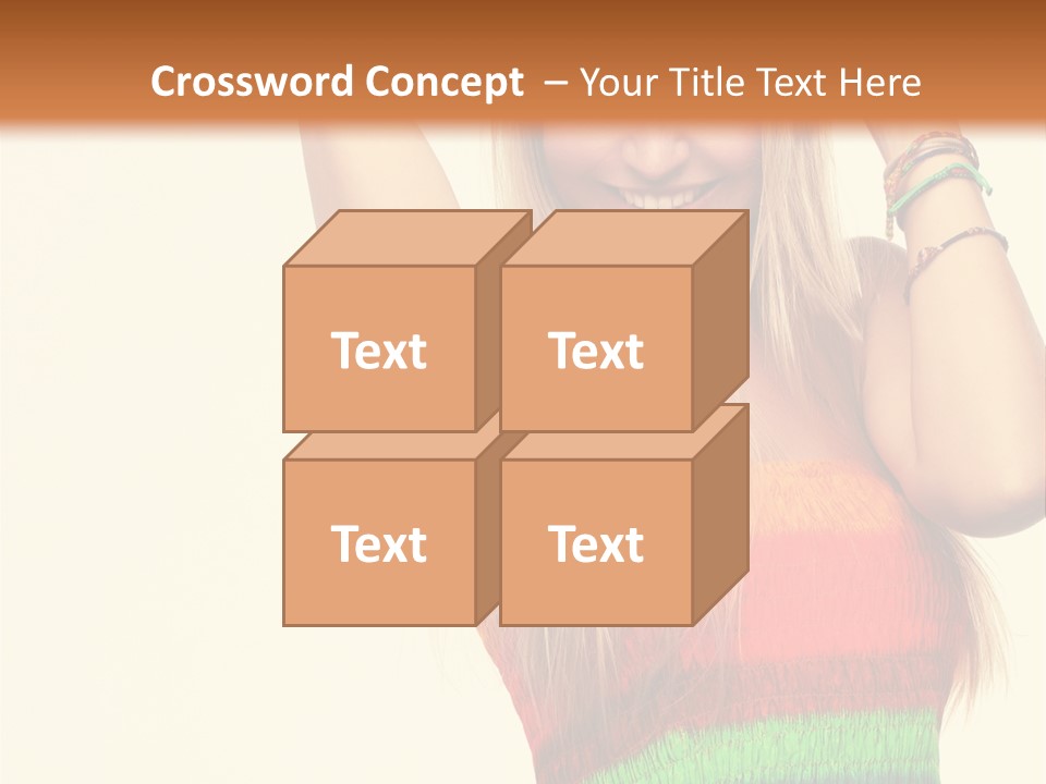 Nature Arms Raised Laughing PowerPoint Template