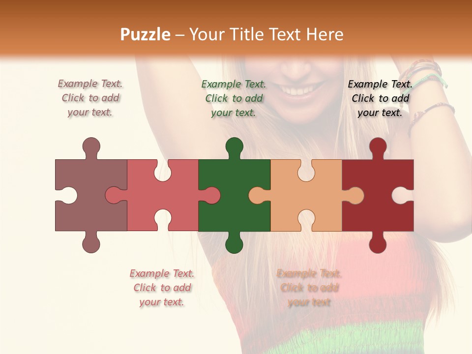 Nature Arms Raised Laughing PowerPoint Template